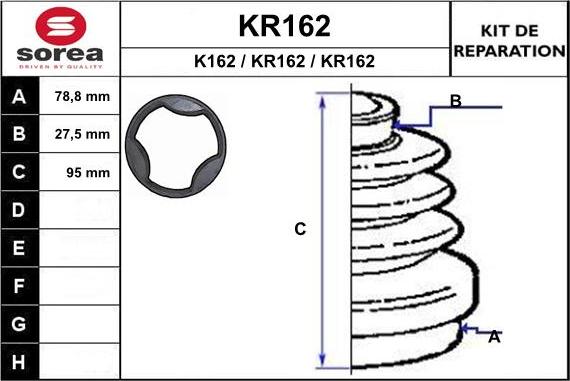 EAI KR162 - Маншон, полуоска vvparts.bg