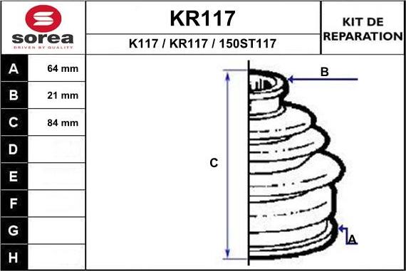 EAI KR117 - Маншон, полуоска vvparts.bg