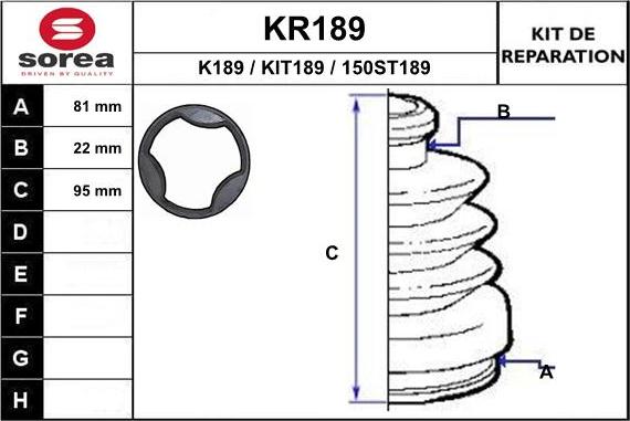 EAI KR189 - Маншон, полуоска vvparts.bg