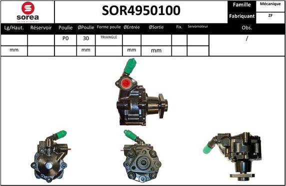 EAI SOR4950100 - Хидравлична помпа, кормилно управление vvparts.bg