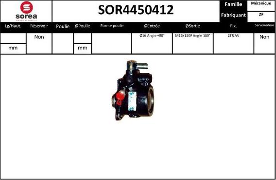 EAI SOR4450412 - Хидравлична помпа, кормилно управление vvparts.bg
