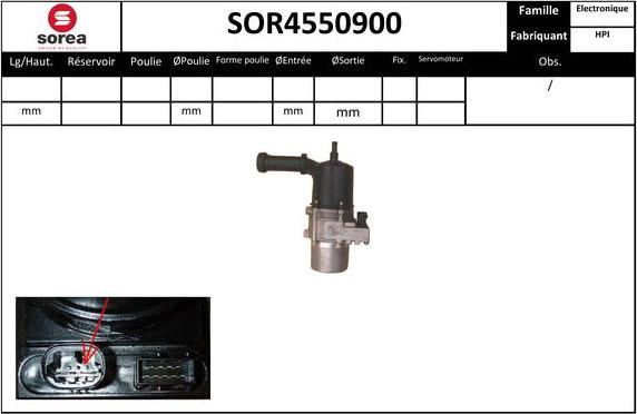 EAI SOR4550900 - Хидравлична помпа, кормилно управление vvparts.bg