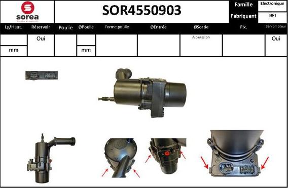EAI SOR4550903 - Хидравлична помпа, кормилно управление vvparts.bg