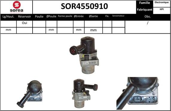 EAI SOR4550910 - Хидравлична помпа, кормилно управление vvparts.bg