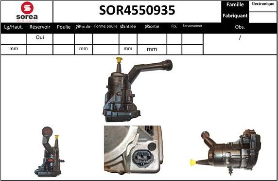EAI SOR4550935 - Хидравлична помпа, кормилно управление vvparts.bg