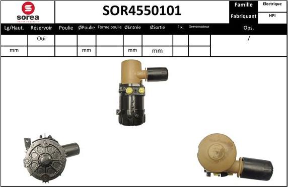 EAI SOR4550101 - Хидравлична помпа, кормилно управление vvparts.bg