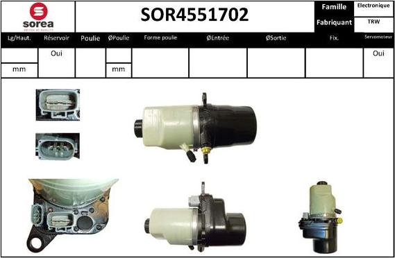 EAI SOR4551702 - Хидравлична помпа, кормилно управление vvparts.bg