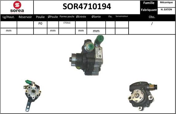 EAI SOR4710194 - Хидравлична помпа, кормилно управление vvparts.bg