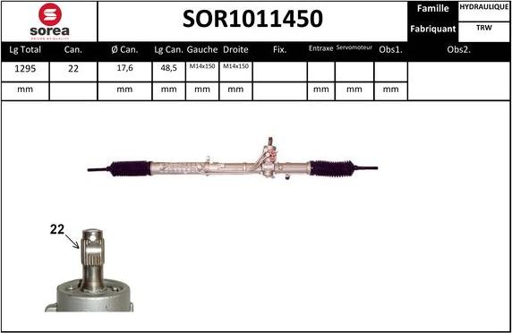 EAI SOR1011450 - Кормилна кутия vvparts.bg