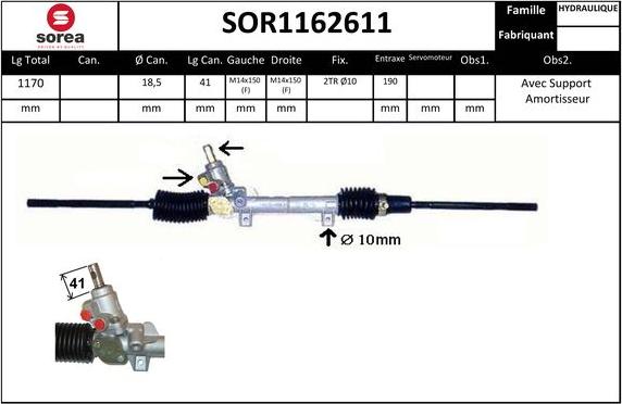 EAI SOR1162611 - Кормилна кутия vvparts.bg