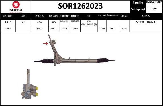 EAI SOR1262023 - Кормилна кутия vvparts.bg