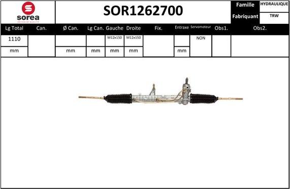 EAI SOR1262700 - Кормилна кутия vvparts.bg