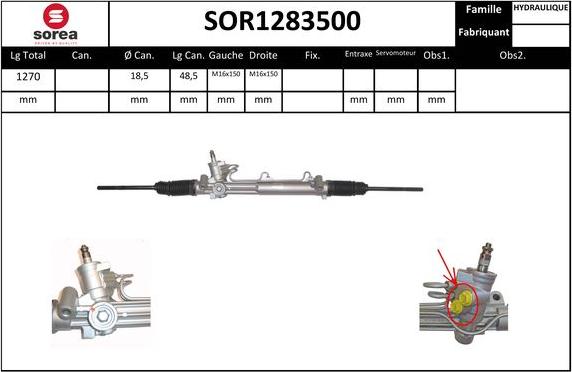 EAI SOR1283500 - Кормилна кутия vvparts.bg