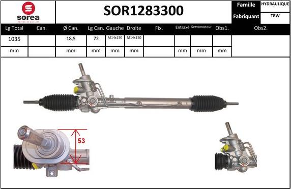 EAI SOR1283300 - Кормилна кутия vvparts.bg