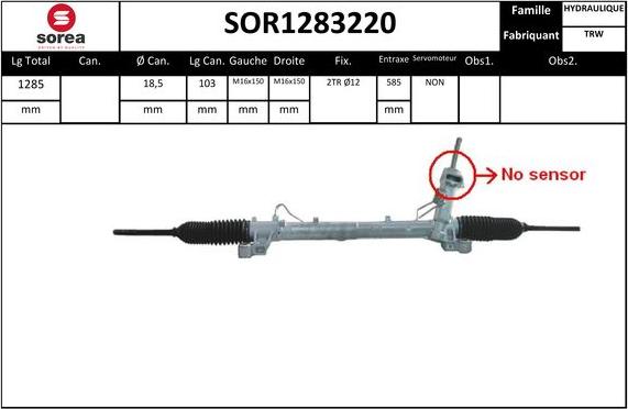 EAI SOR1283220 - Кормилна кутия vvparts.bg