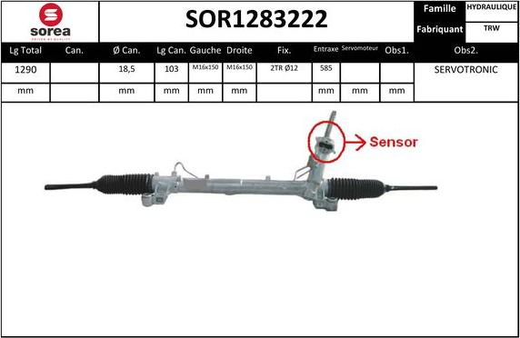 EAI SOR1283222 - Кормилна кутия vvparts.bg