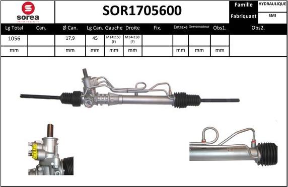 EAI SOR1705600 - Кормилна кутия vvparts.bg