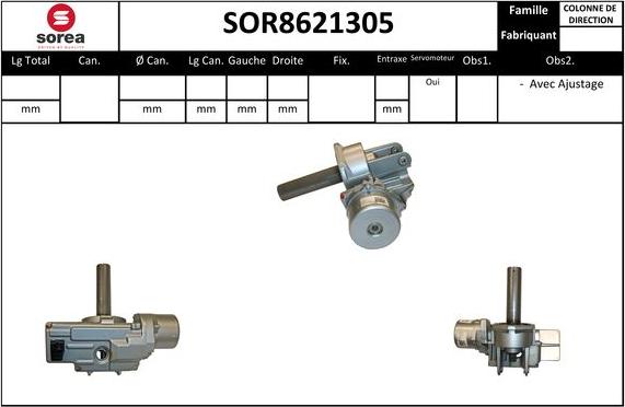 EAI SOR8621305 - Кормилна колона vvparts.bg