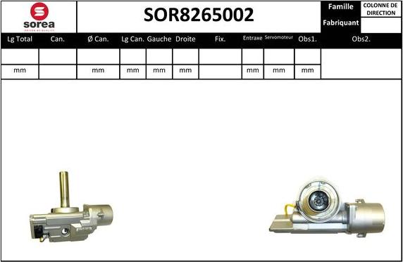 EAI SOR8265002 - Кормилна колона vvparts.bg