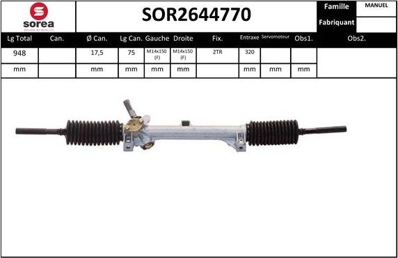 EAI SOR2644770 - Кормилна кутия vvparts.bg