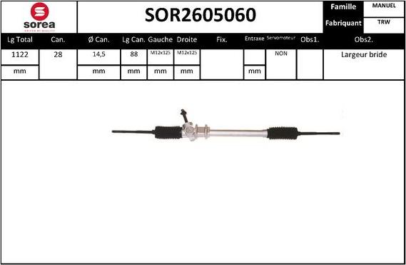 EAI SOR2605060 - Кормилна кутия vvparts.bg