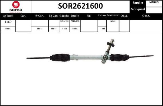 EAI SOR2621600 - Кормилна кутия vvparts.bg