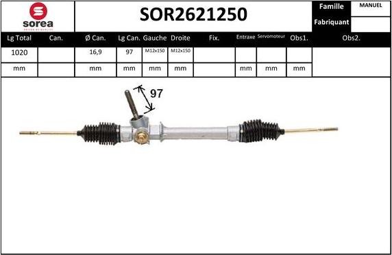 EAI SOR2621250 - Кормилна кутия vvparts.bg