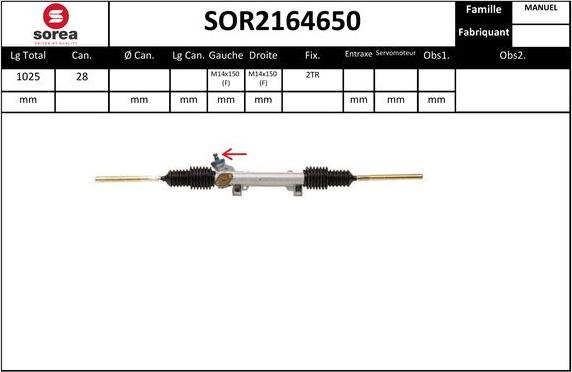 EAI SOR2164650 - Кормилна кутия vvparts.bg