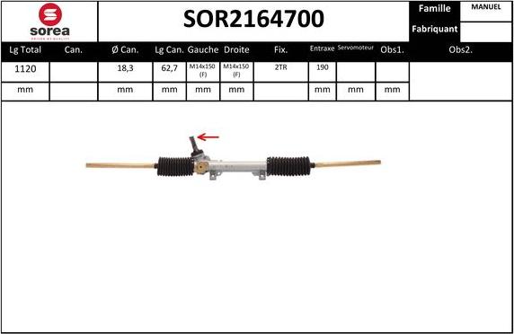 EAI SOR2164700 - Кормилна кутия vvparts.bg