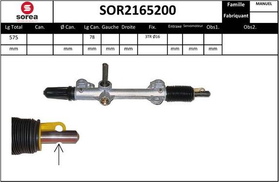 EAI SOR2165200 - Кормилна кутия vvparts.bg