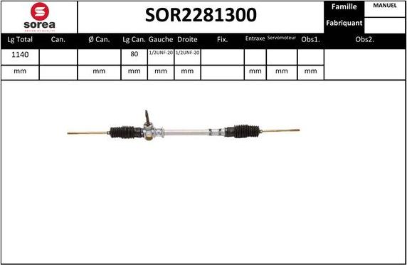 EAI SOR2281300 - Кормилна кутия vvparts.bg