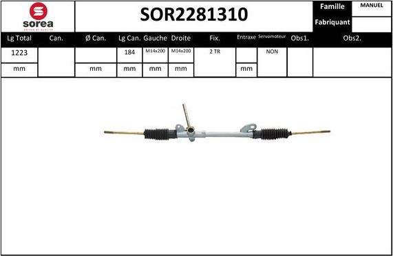 EAI SOR2281310 - Кормилна кутия vvparts.bg