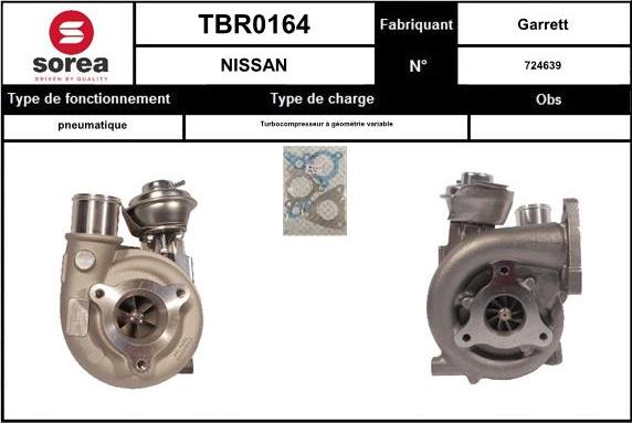 EAI TBR0164 - Турбина, принудително пълнене с въздух vvparts.bg