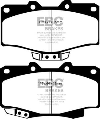 SAFETY TA50K - Комплект спирачно феродо, дискови спирачки vvparts.bg