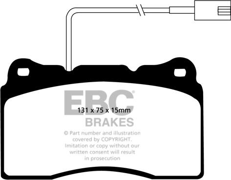 Lucas Electrical GDB1603 - Комплект спирачно феродо, дискови спирачки vvparts.bg