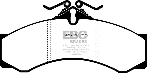 OEMparts A0034201720 - Комплект спирачно феродо, дискови спирачки vvparts.bg