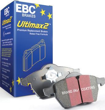 EBC Brakes DPX2103 - Комплект спирачно феродо, дискови спирачки vvparts.bg