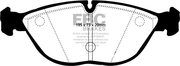 Necto 6826A - Комплект спирачно феродо, дискови спирачки vvparts.bg