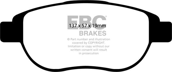 BRAKE FIT PD3978 - Комплект спирачно феродо, дискови спирачки vvparts.bg