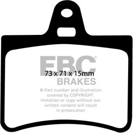 EBC Brakes DP1373 - Комплект спирачно феродо, дискови спирачки vvparts.bg