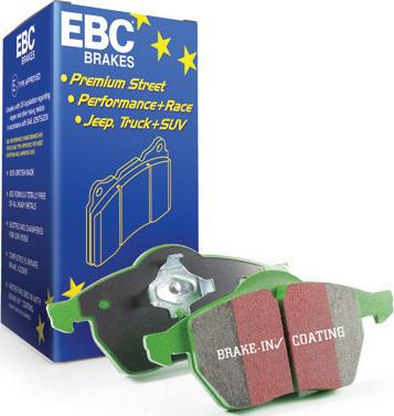 EBC Brakes DP22069 - Комплект спирачно феродо, дискови спирачки vvparts.bg