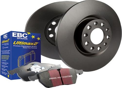 EBC Brakes PDKF1032 - Комплект накладки за високо натоварване vvparts.bg