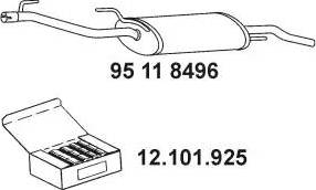 Eberspächer 95 11 8496 - Крайно гърне vvparts.bg