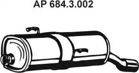 Eberspächer 684.3.002 - Крайно гърне vvparts.bg