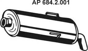 Eberspächer 684.2.001 - Крайно гърне vvparts.bg