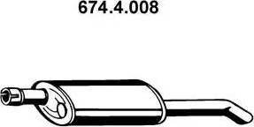 Eberspächer 674.4.008 - Крайно гърне vvparts.bg