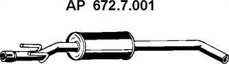 Eberspächer 672.7.001 - Предно гърне vvparts.bg