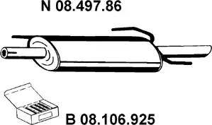 Eberspächer 08.497.86 - Крайно гърне vvparts.bg