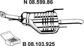 Eberspächer 08.599.86 - Крайно гърне vvparts.bg