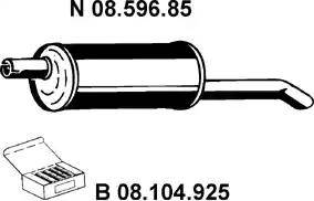 Eberspächer 08.596.85 - Крайно гърне vvparts.bg